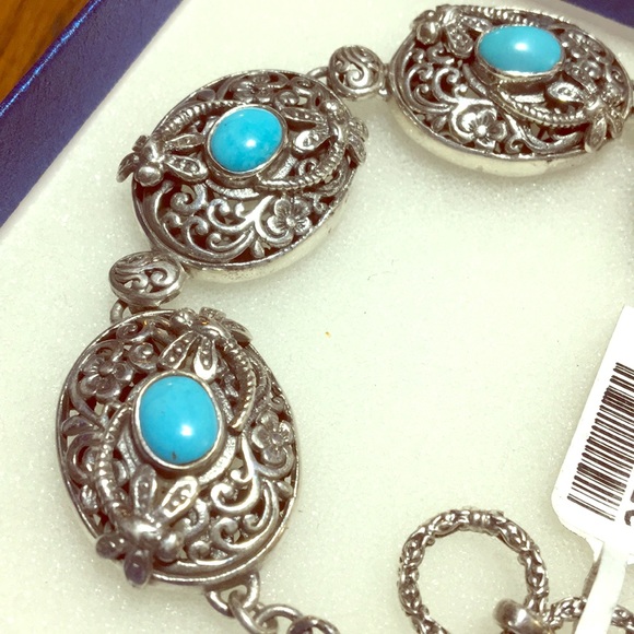 Jewelry - 925 silver sleeping beauty turquoise bracelet NEW